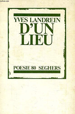 D'un lieu (French Edition),Used