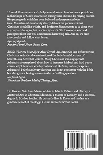 Beliefs: What You Must Know About Seventhday Adventism,Used