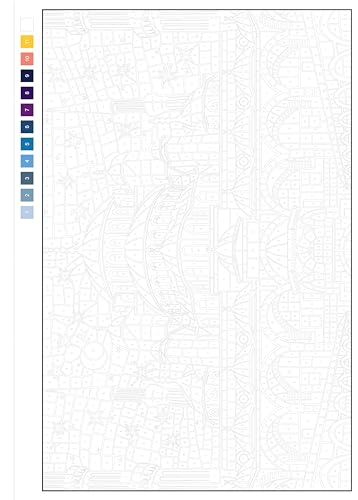 Color Quest: Cityscapes: 30 Extreme Challenges To Complete And Color, Exciting And Challenging Adult Coloring Book