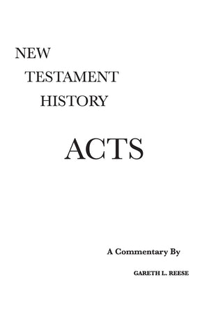 Acts: A Critical and Exegetical Commentary,New