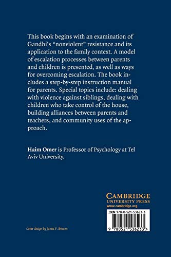 Nonviolent Resistance: A New Approach To Violent And Selfdestructive Children-new