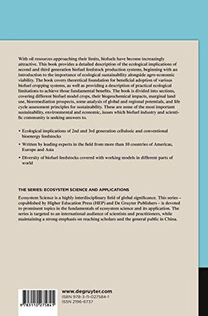 Sustainable Biofuels: An Ecological Assessment of the Future Energy (Ecosystem Science and Applications),Used