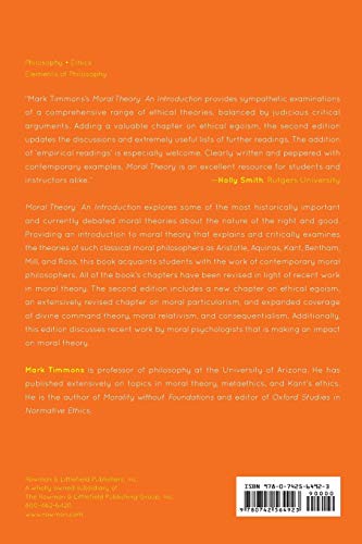 Moral Theory: An Introduction, Second Edition (Elements Of Philosophy),New