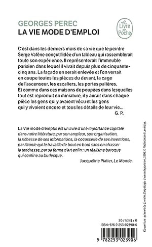 La Vie Mode D'emploi (French Edition),Used