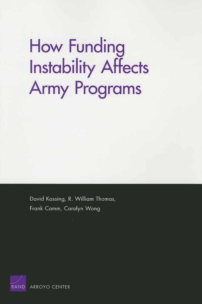 How Funding Instability Affects Army Programs,New
