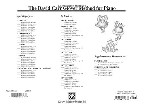 David Carr Glover Method for Piano Lessons: Primer,Used