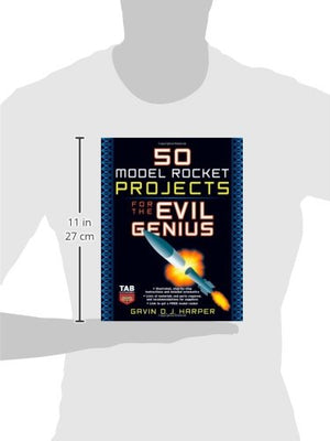 50 Model Rocket Projects For The Evil Genius,Used