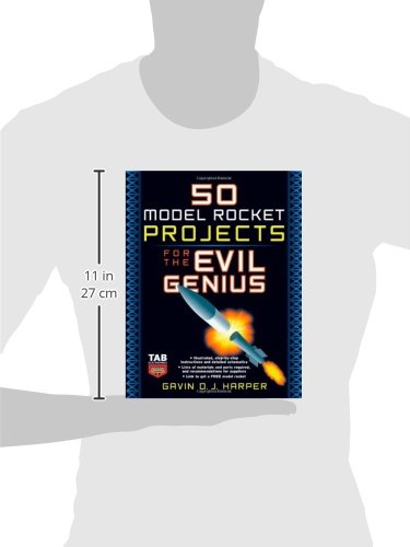 50 Model Rocket Projects For The Evil Genius,Used