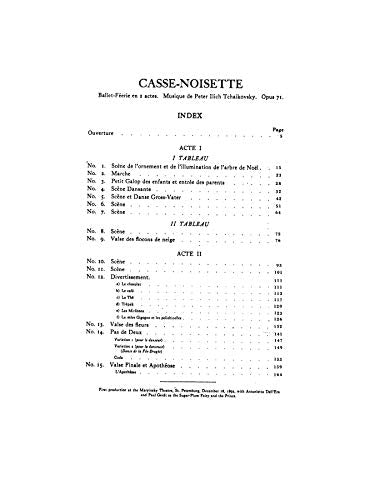 The Nutcracker: A Ballet In Two Acts, Opus 71, Kalmus Classic Edition, for Piano (Kalmus Edition),Used