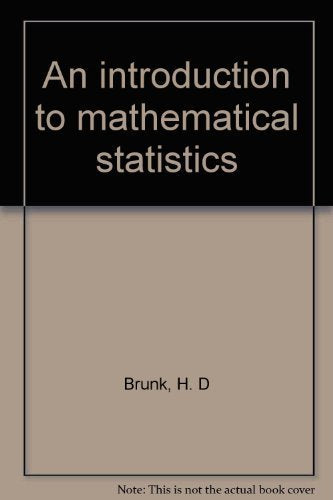 An introduction to mathematical statistics,Used