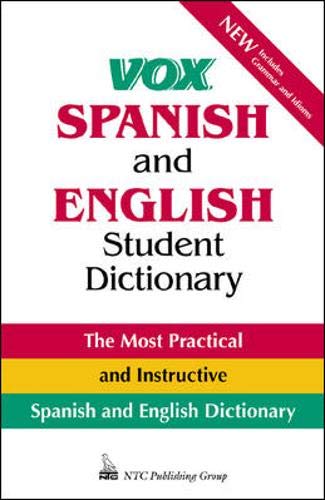 Vox Spanish and English Student Dictionary,Used