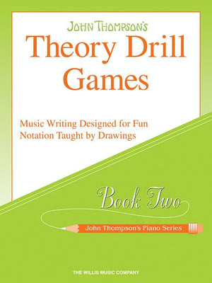 Theory Drill Games  Book 2: Elementary Level (John Thompson's Piano),Used
