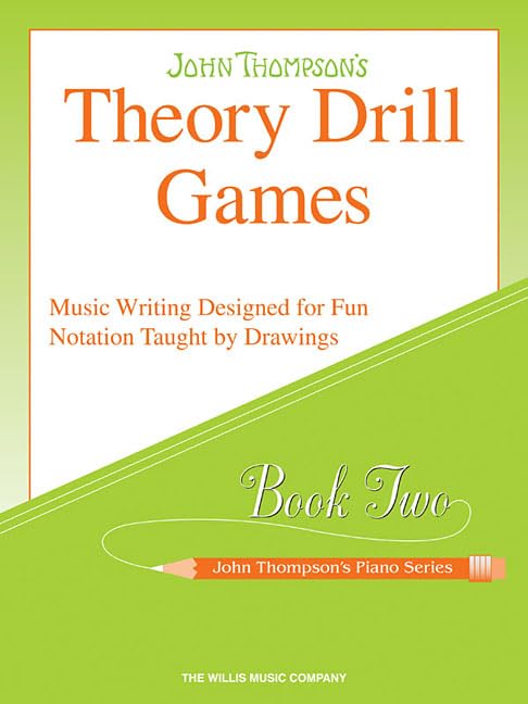 Theory Drill Games  Book 2: Elementary Level (John Thompson's Piano),Used
