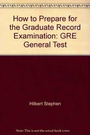 How to Prepare for the Graduate Record Examination: GRE General Test,Used
