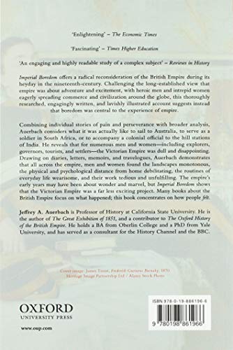 Imperial Boredom: Monotony and the British Empire,Used