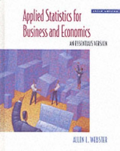 Applied Statistics for Business and Economics: An Essentials Version,Used