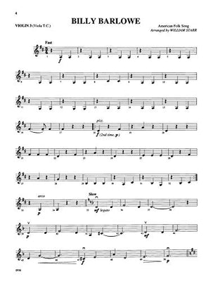 Strings Around the World  Folk Songs of the U.S.A.: Violin 3,Used