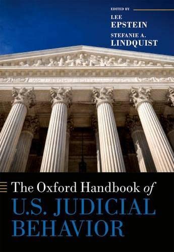 The Oxford Handbook of U.S. Judicial Behavior (Oxford Handbooks),Used