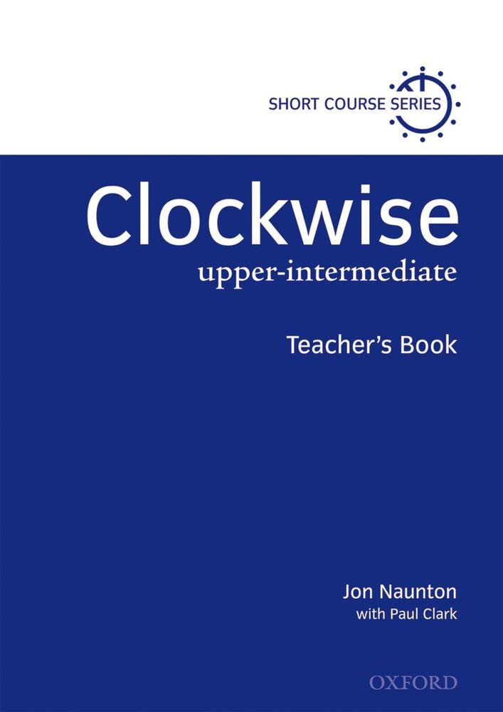 Clockwise UpperIntermediate. Teacher's Book,Used