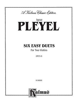 Six Easy Duets, Op. 8 (Kalmus Edition),Used