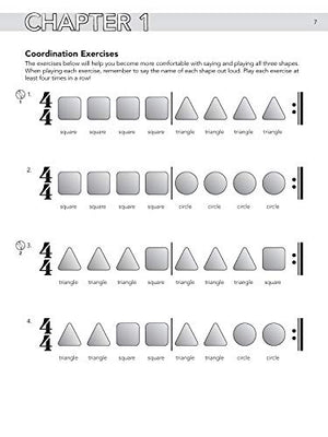 Shape Beats for Kids: A Simple and Fun Approach to Learning Drums, Book & Online Audio/Software,New