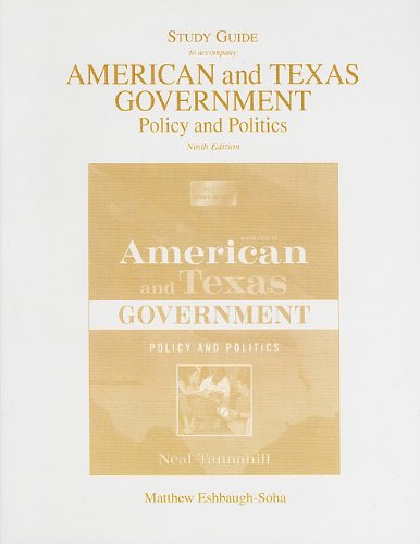 American/American and Texas Government: Policy and Politics,Used