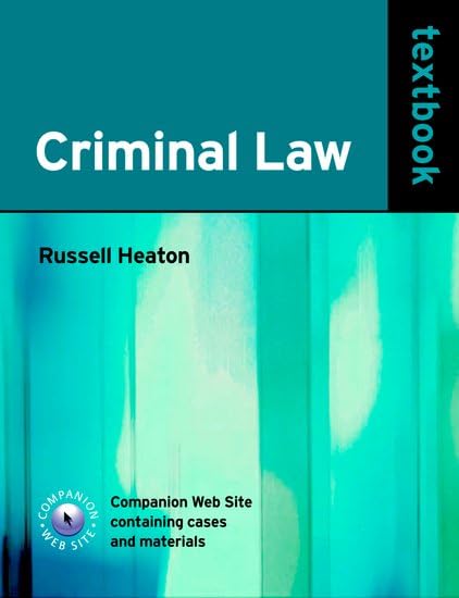Criminal Law Textbook,Used