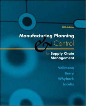 Manufacturing Planning And Control For Supply Chain Management,Used