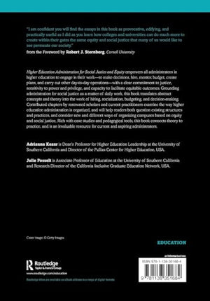 Higher Education Administration for Social Justice and Equity: Critical Perspectives for Leadership,Used