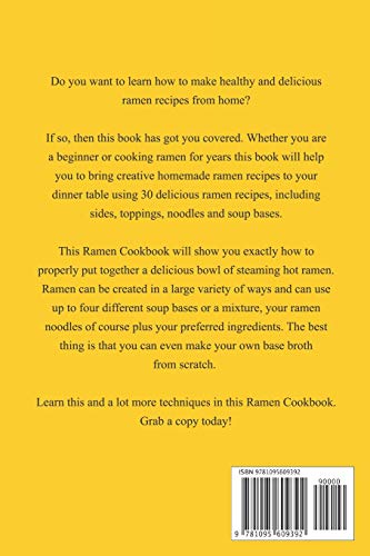 Ramen Cookbook: Simple & Delicious Ramen Recipes for Any Level,Used