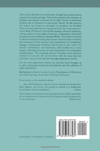 A Theory of Human and Primate Evolution,Used