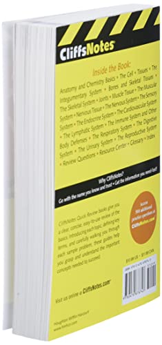 Cliffsnotes Anatomy & Physiology Quick Review, 2Ndedition (Cliffsnotes Quick Review),Used