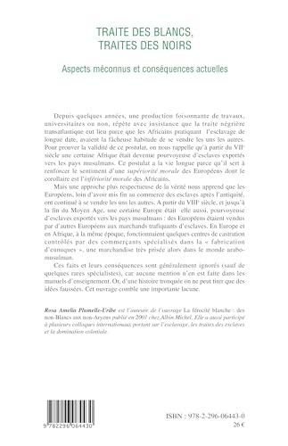 Traite des blancs, traite des noirs: Aspects mconnus et consquences actuelles (French Edition),New