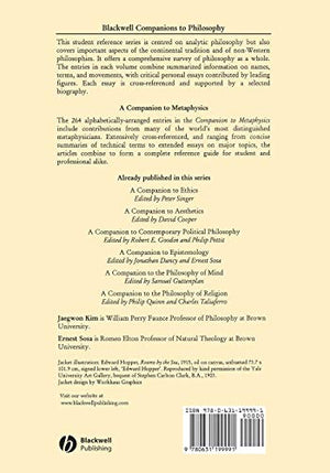 A Companion to Metaphysics,Used