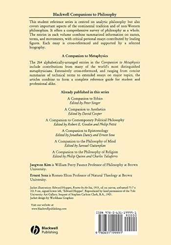 A Companion to Metaphysics,Used