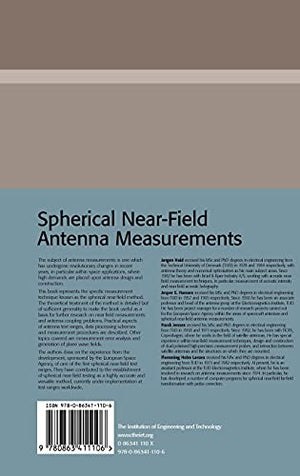 Spherical Nearfield Antenna Measurements (Electromagnetic Waves),Used