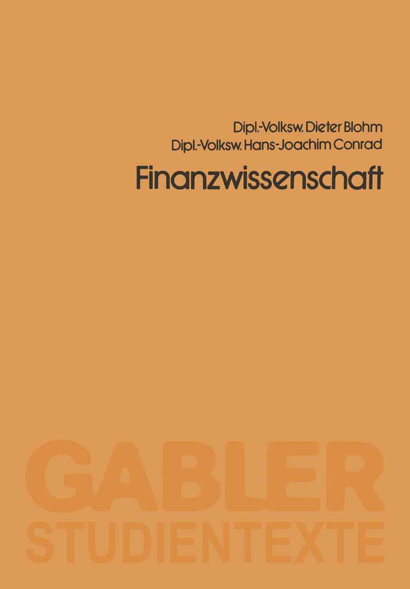 Finanzwissenschaft (German Edition),Used