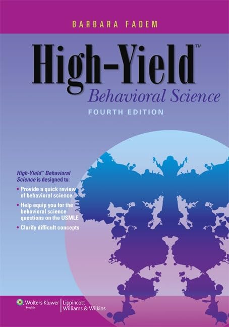 HighYield Behavioral Science (HighYield Series),New