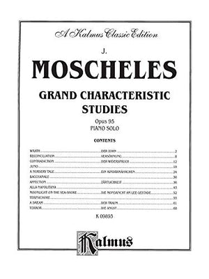 Grand Characteristic Studies, Op. 95 (Kalmus Edition),Used