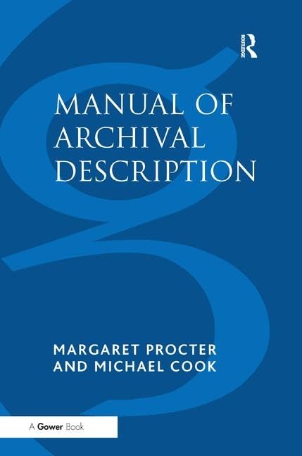 Manual of Archival Description,Used