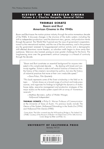 Boom and Bust: American Cinema in the 1940s (Volume 6) (History of the American Cinema),New