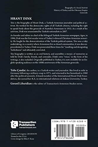 Hrant Dink: An Armenian Voice of the Voiceless in Turkey (Armenian Studies),Used