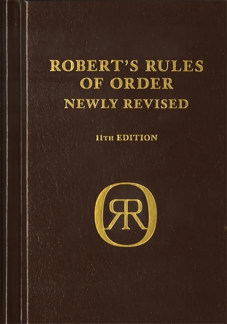 Robert'S Rules Of Order Newly Revised, Deluxe 11Th Edition