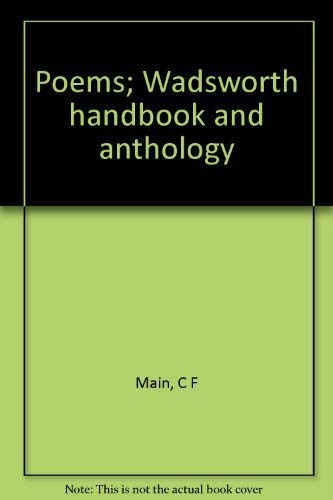 Poems; Wadsworth handbook and anthology,Used