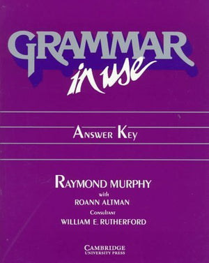 Grammar in Use Answer key: Reference and Practice for Intermediate Students of English,Used