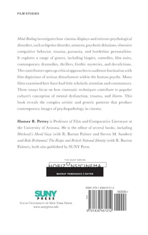 Mind Reeling: Psychopathology on Film (Suny Series, Horizons of Cinema),Used