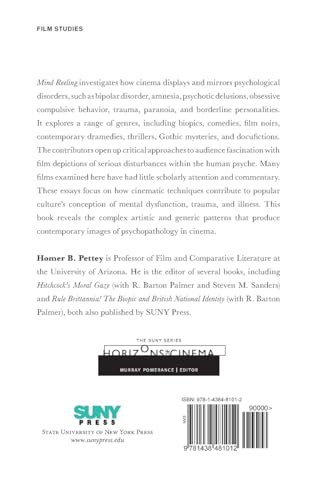 Mind Reeling: Psychopathology on Film (Suny Series, Horizons of Cinema),Used