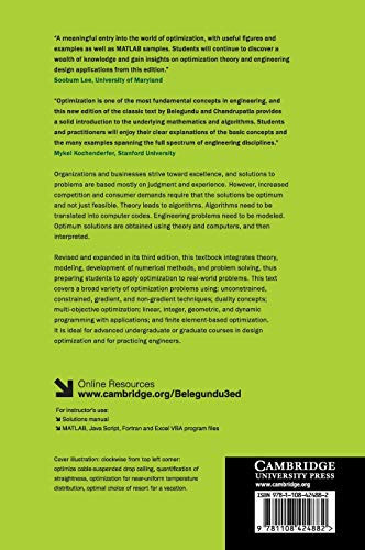 Optimization Concepts and Applications in Engineering,Used