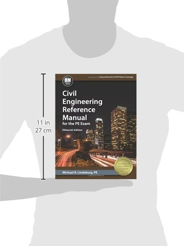 Civil Engineering Reference Manual for the PE Exam, 15th Ed,Used