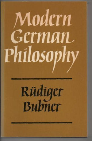 Modern German Philosophy,Used